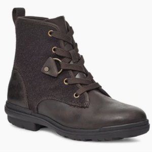 UGG Hapsburg Lace Shoes - Women's - Stout Leather Sz 9 new in box